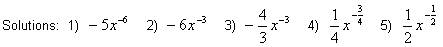 Differentiation solutions